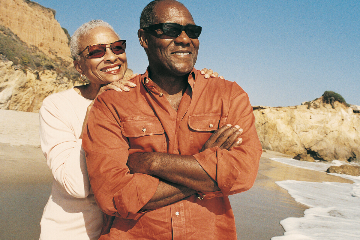 Older Retired Couple Enjoying Retirement Early via the ATM Business