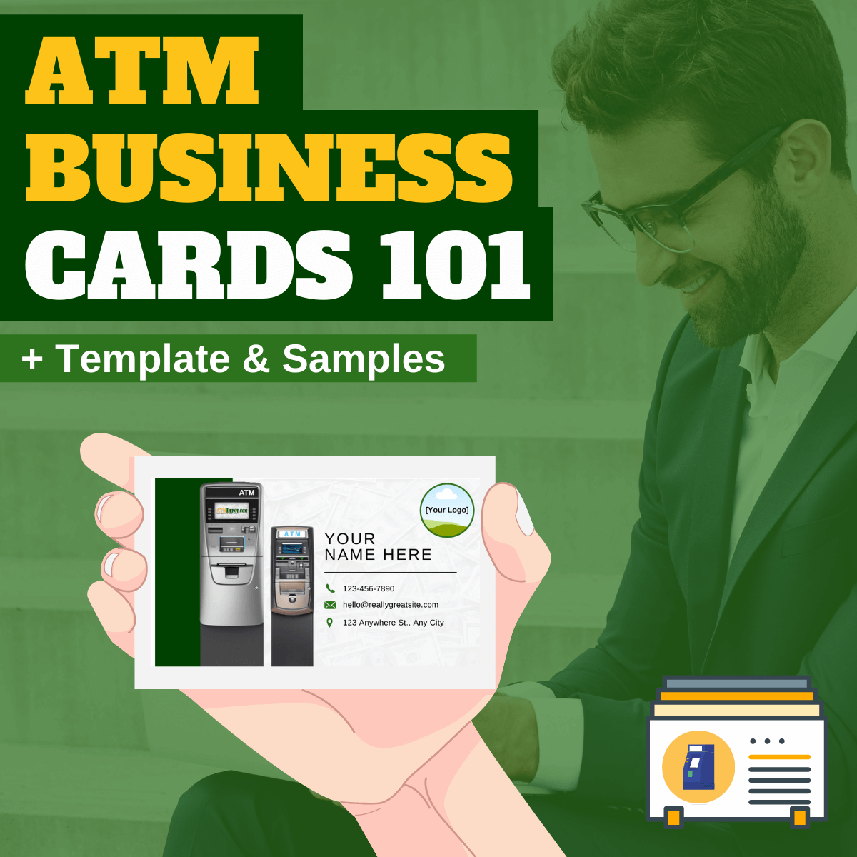 ATM Business Cards 101 via ATMDepot.com